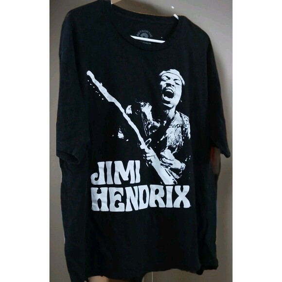 Jimi Hendrix 2XL Black T-Shirt Men’s Authentic Merch Rock Band Tee Graphic - Picture 1 of 5